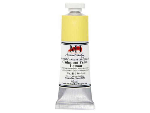 Farba olejna - Michael Harding - 401, Cadmium Yellow Lemon, 40 ml