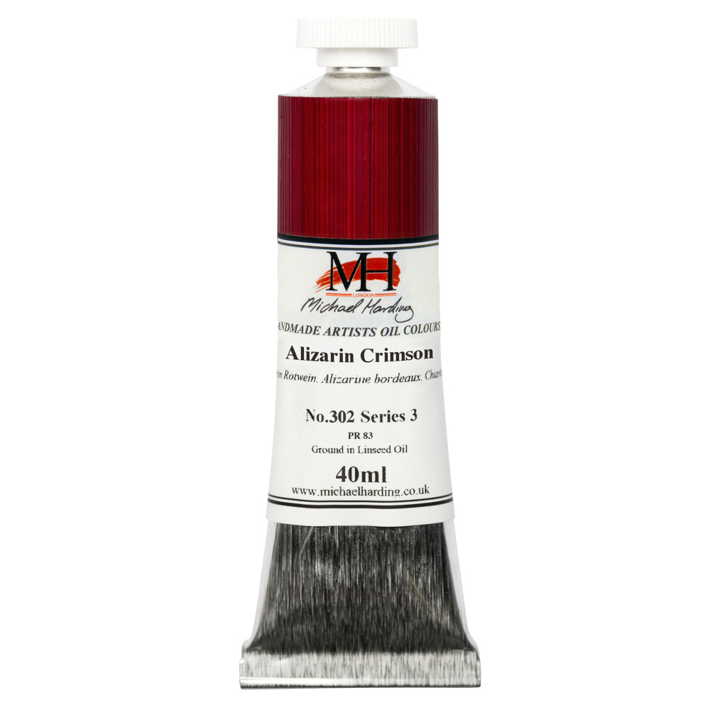 Farba olejna - Michael Harding - 302, Alizarin Crimson, 40 ml