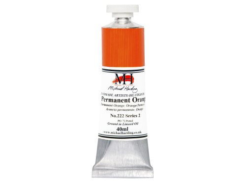 Oil paint - Michael Harding - 222, Permanent Orange, 40 ml