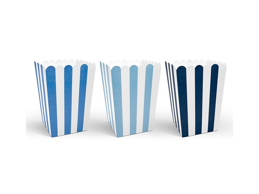 Decorative popcorn boxes - Little Plane, 6 pcs.