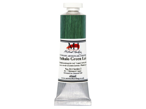 Oil paint - Michael Harding - 213, Phthalo Green Lake, 40 ml