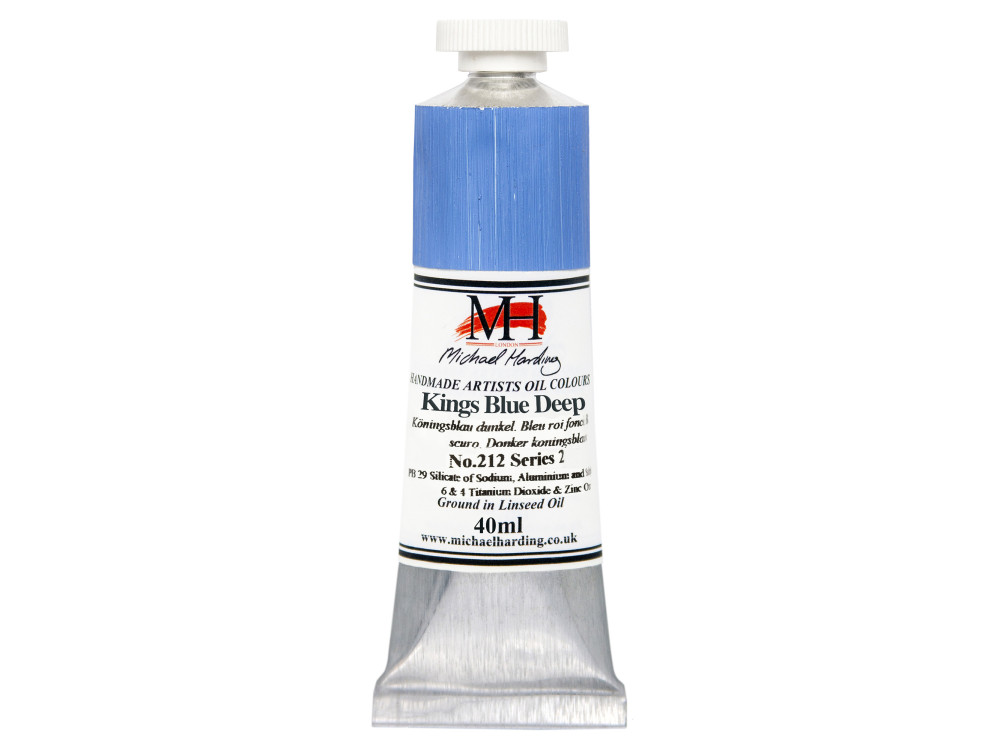 Oil paint - Michael Harding - 212, Kings Blue Deep, 40 ml