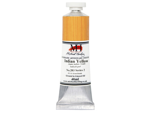 Oil paint - Michael Harding - 203, Indian Yellow, 40 ml