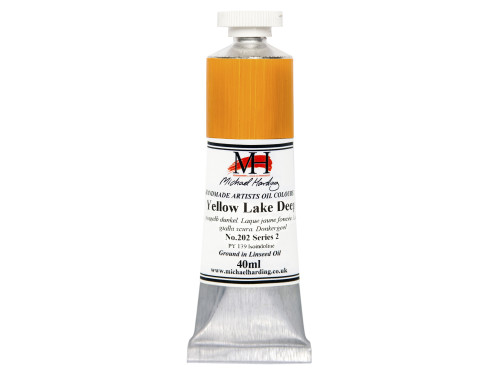 Oil paint - Michael Harding - 202, Yellow Lake Deep, 40 ml