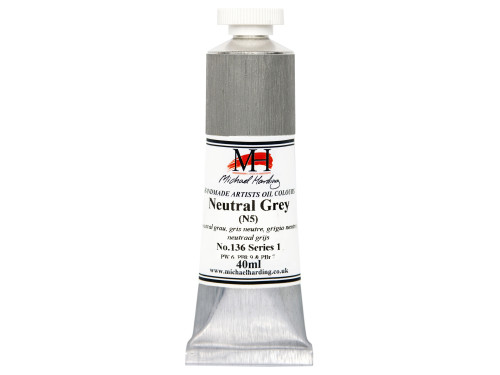 Oil paint - Michael Harding - 136, Neutral Grey N5, 40 ml