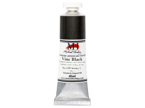 Oil paint - Michael Harding - 135, Vine Black, 40 ml