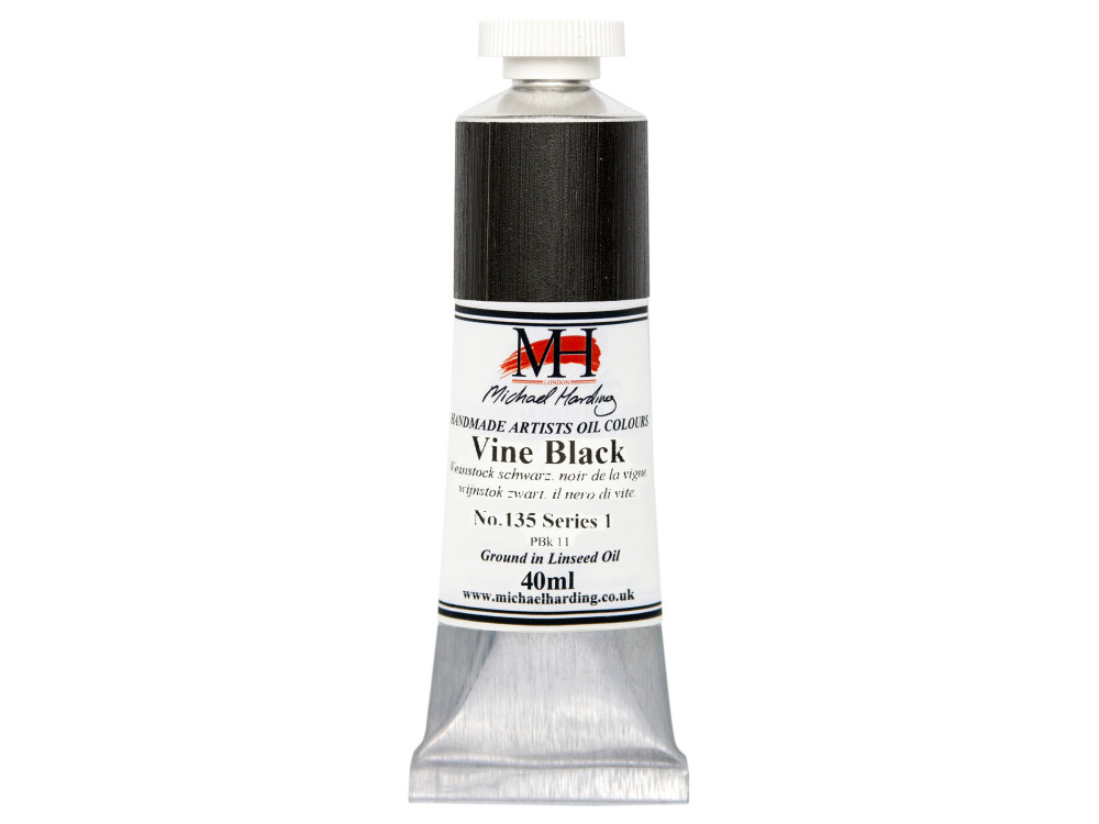Farba olejna - Michael Harding - 135, Vine Black, 40 ml