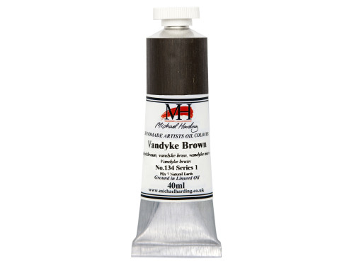 Farba olejna - Michael Harding - 134, Vandyke Brown, 40 ml