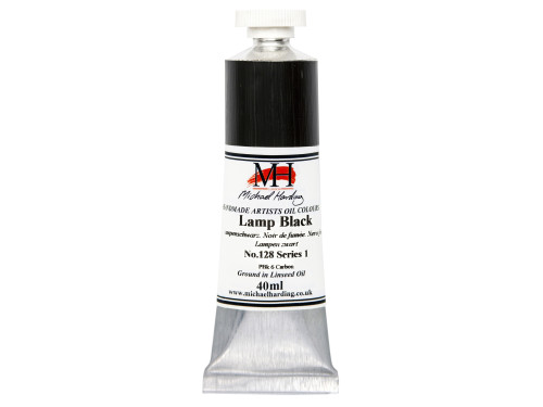 Farba olejna - Michael Harding - 128, Lamp Black, 40 ml