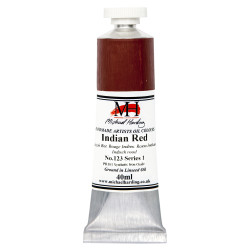 Oil paint - Michael Harding - 123, Indian Red, 40 ml