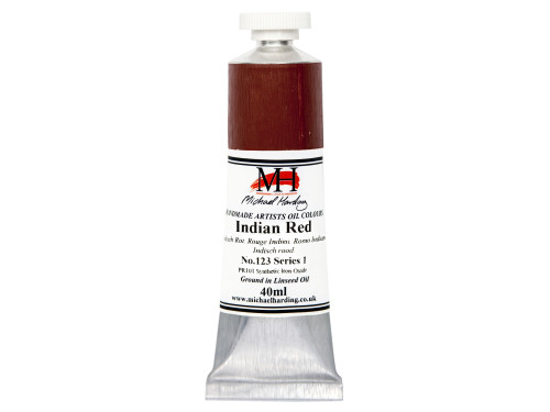 Oil paint - Michael Harding - 123, Indian Red, 40 ml