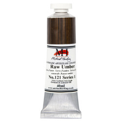 Oil paint - Michael Harding - 121, Raw Umber, 40 ml