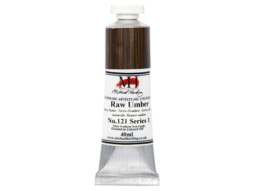 Farba olejna - Michael Harding - 121, Raw Umber, 40 ml