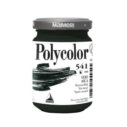 Acrylic paint Polycolor - Maimeri - 541, Micaceous Black, 140 ml