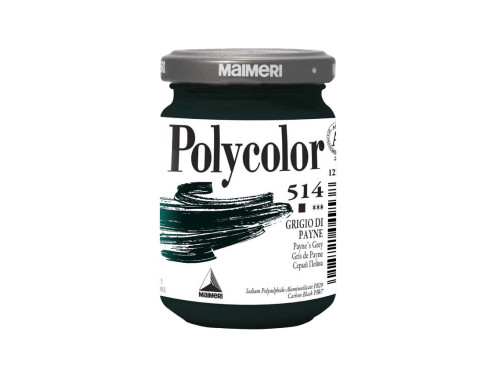 Acrylic paint Polycolor - Maimeri - 514, Payne's Grey, 140 ml
