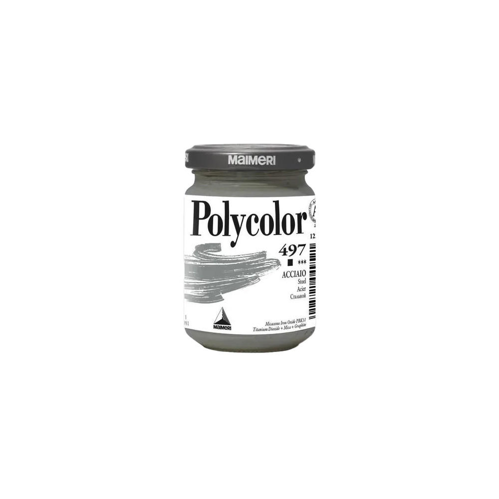 Farba akrylowa Polycolor - Maimeri - 497, Steel, 140 ml