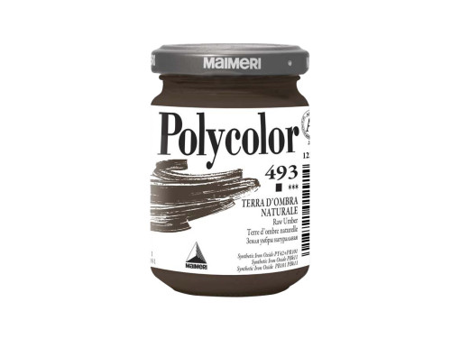 Acrylic paint Polycolor - Maimeri - 493, Raw Umber, 140 ml