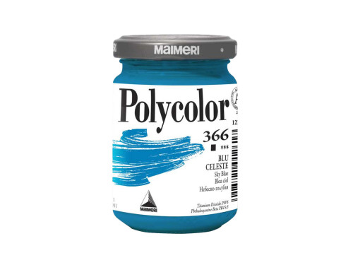 Acrylic paint Polycolor - Maimeri - 366, Sky Blue, 140 ml