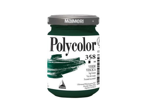 Acrylic paint Polycolor - Maimeri - 358, Sap Green, 140 ml