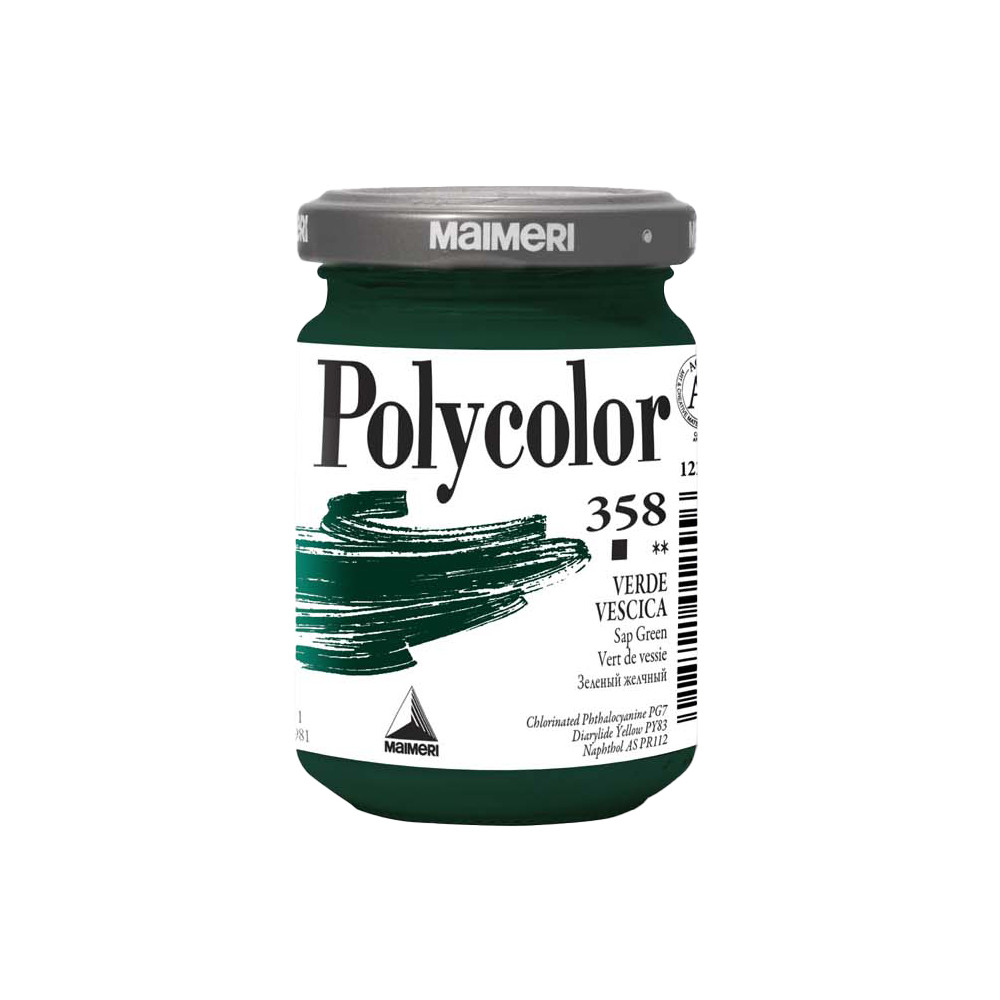 Farba akrylowa Polycolor - Maimeri - 358, Sap Green, 140 ml