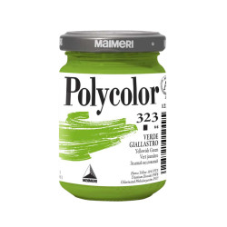 Acrylic paint Polycolor - Maimeri - 323, Yellow Green, 140 ml