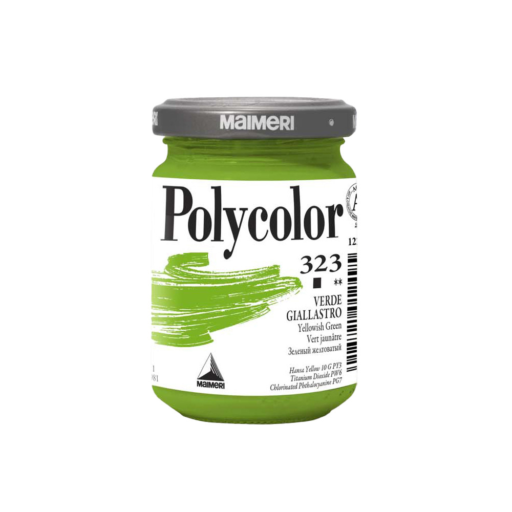 Farba akrylowa Polycolor - Maimeri - 323, Yellow Green, 140 ml