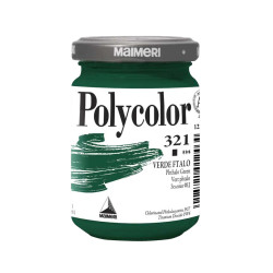 Acrylic paint Polycolor - Maimeri - 321, Phthalo Green, 140 ml