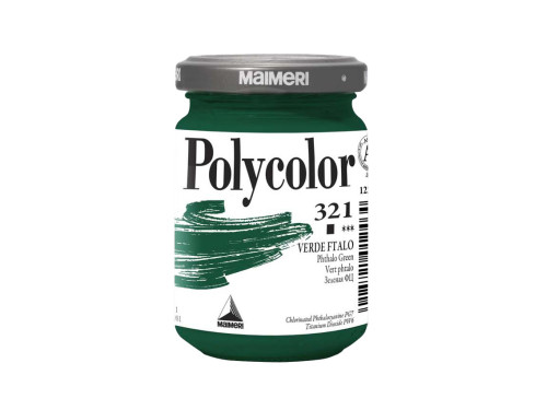 Farba akrylowa Polycolor - Maimeri - 321, Phthalo Green, 140 ml