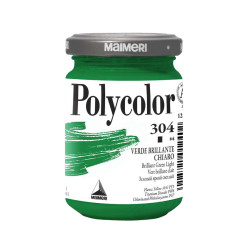 Acrylic paint Polycolor - Maimeri - 304, Bright Green Light, 140 ml