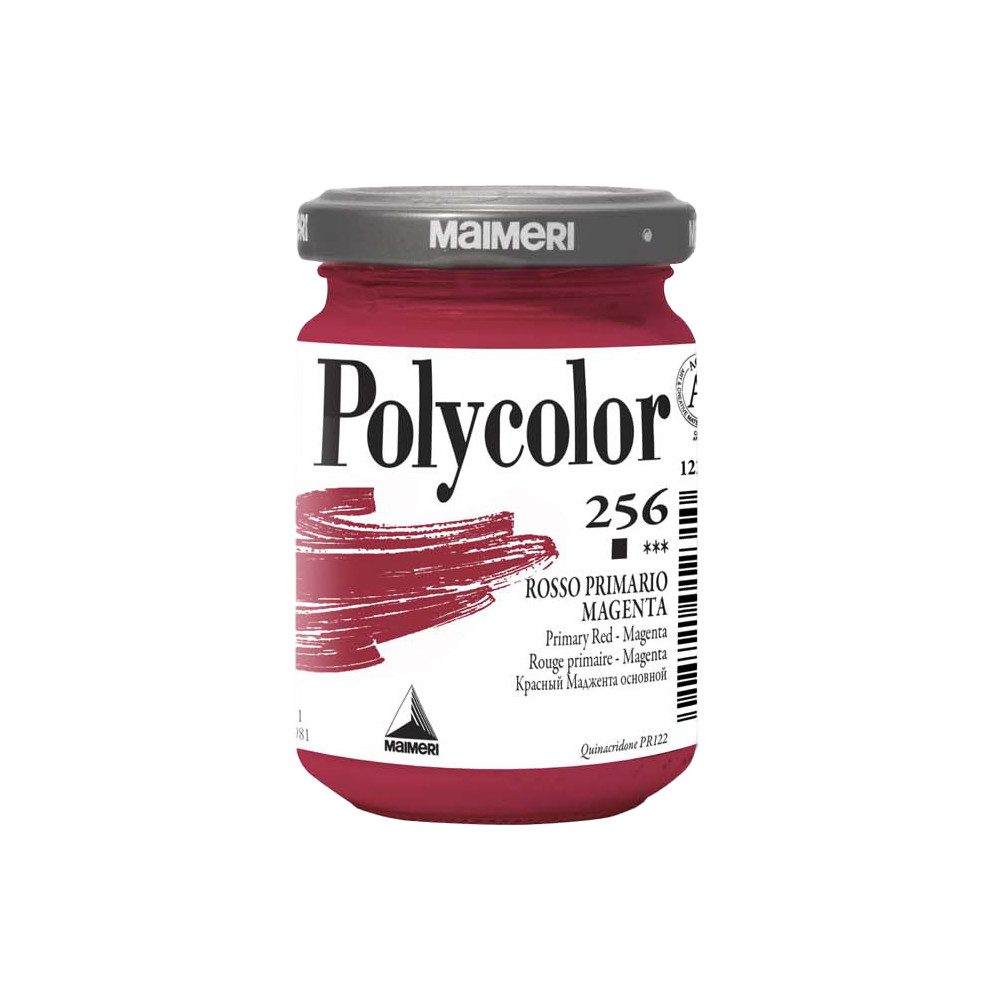 Farba akrylowa Polycolor - Maimeri - 256, Primary Red Magenta, 140 ml