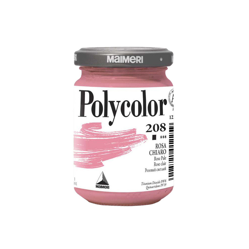 Acrylic paint Polycolor - Maimeri - 208, Light Rose, 140 ml