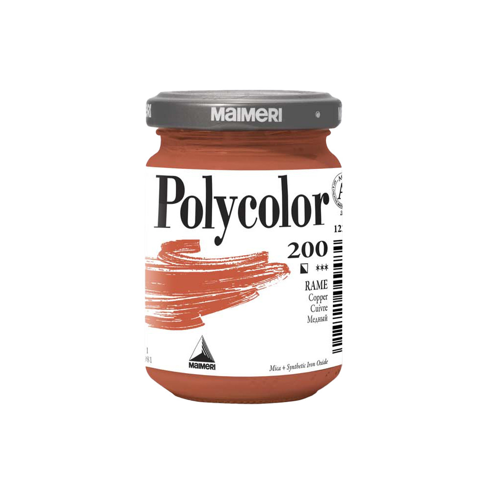 Acrylic paint Polycolor - Maimeri - 200, Copper, 140 ml
