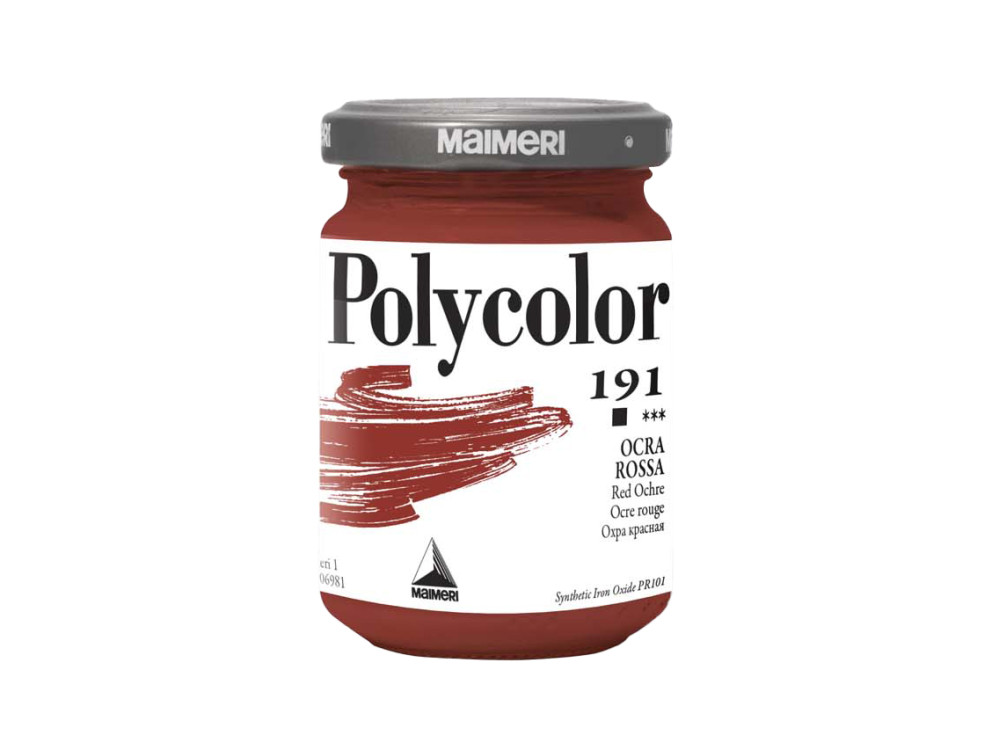 Acrylic paint Polycolor - Maimeri - 191, Red Ochre, 140 ml