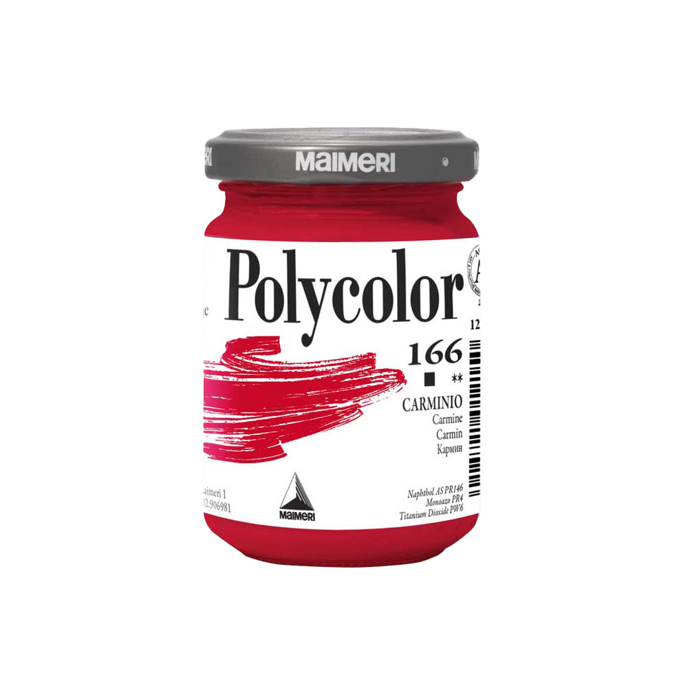 Farba akrylowa Polycolor - Maimeri - 166, Carmine, 140 ml