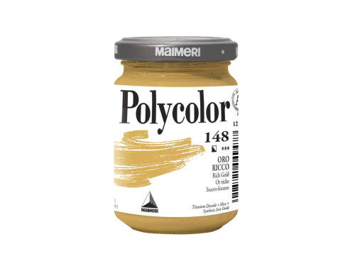 Farba akrylowa Polycolor - Maimeri - 148, Rich Gold, 140 ml