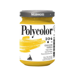 Acrylic paint Polycolor - Maimeri - 104, Naples Yellow, 140 ml