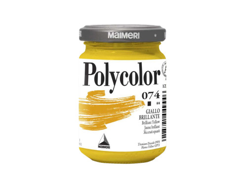 Farba akrylowa Polycolor - Maimeri - 074, Brilliant Yellow, 140 ml