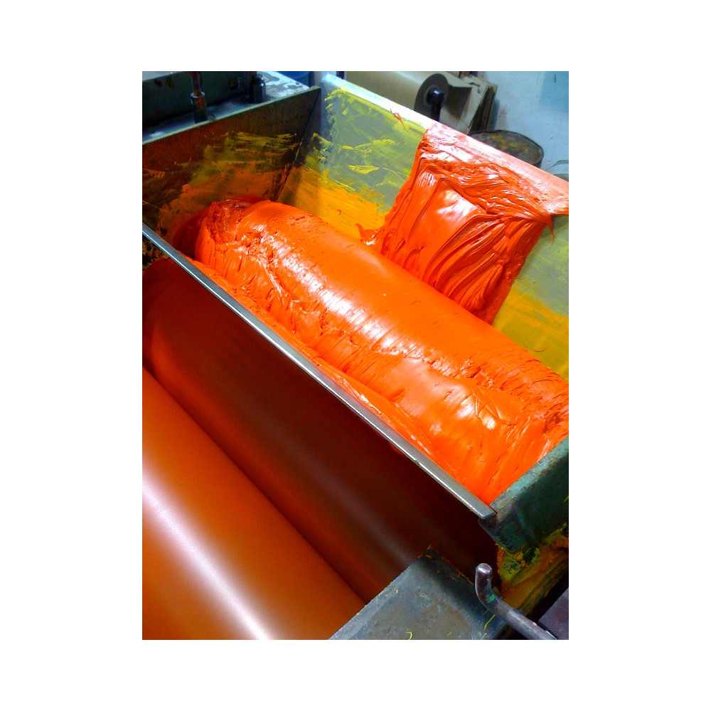 Acrylic paint Polycolor - Maimeri - 072, Orange Yellow, 140 ml