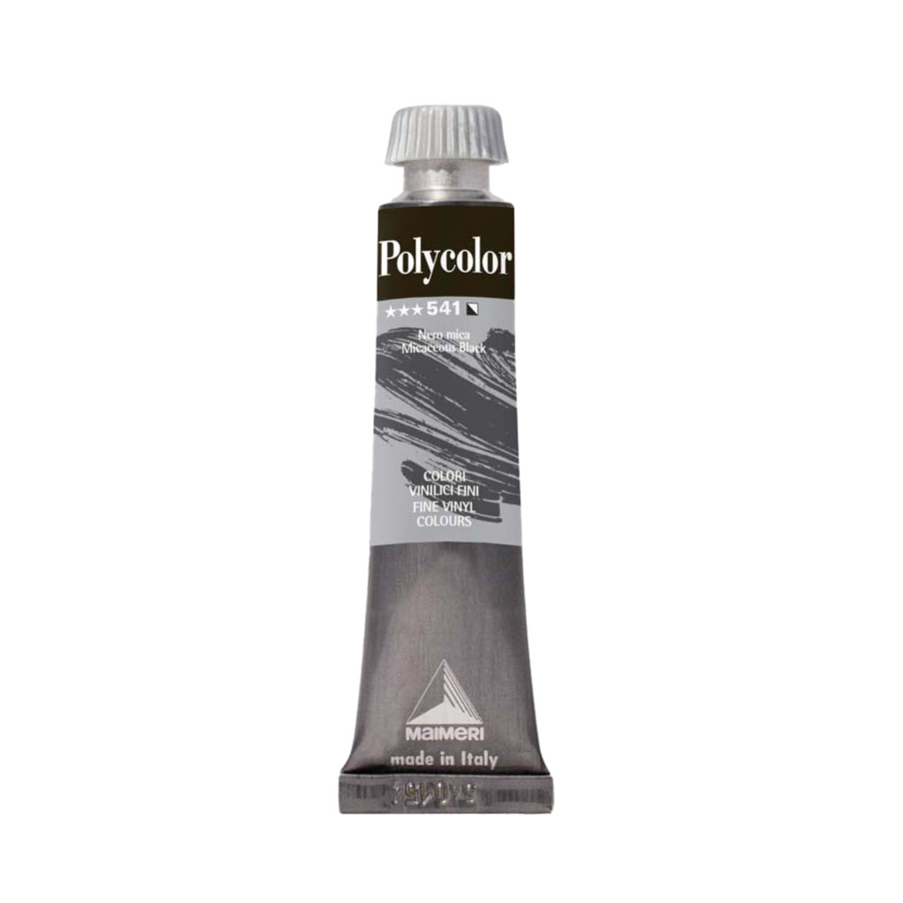 Acrylic paint Polycolor - Maimeri - 541, Micaceous Black, 20 ml