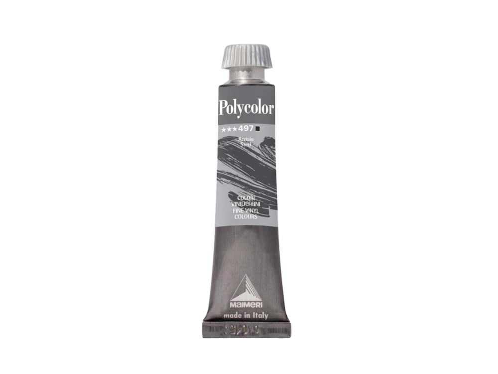 Acrylic paint Polycolor - Maimeri - 497, Steel, 20 ml