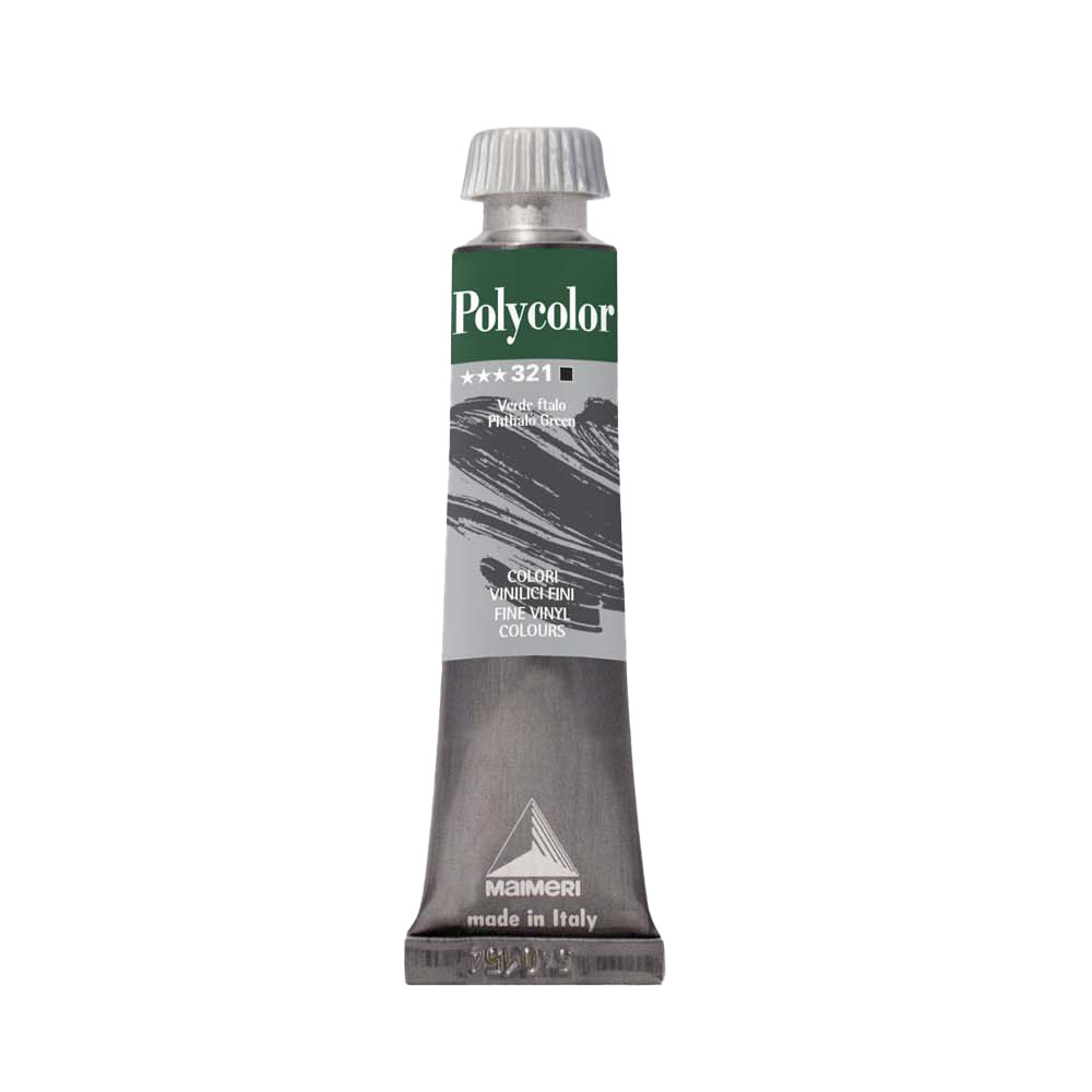 Acrylic paint Polycolor - Maimeri - 321, Phthalo Green, 20 ml