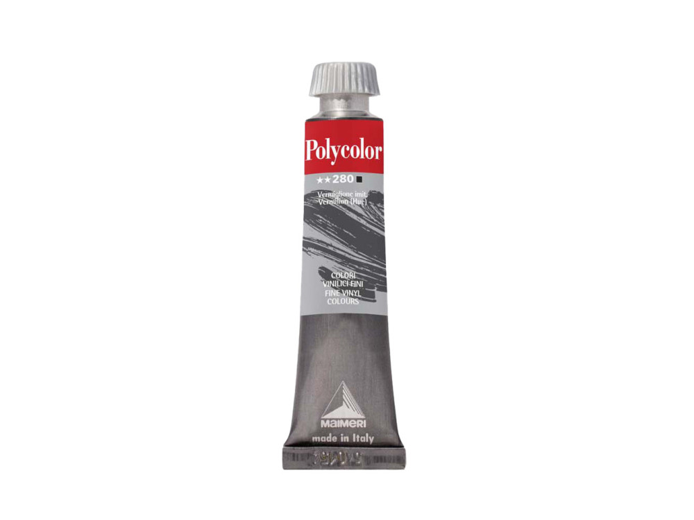Acrylic paint Polycolor - Maimeri - 280, Vermilion Imitation, 20 ml