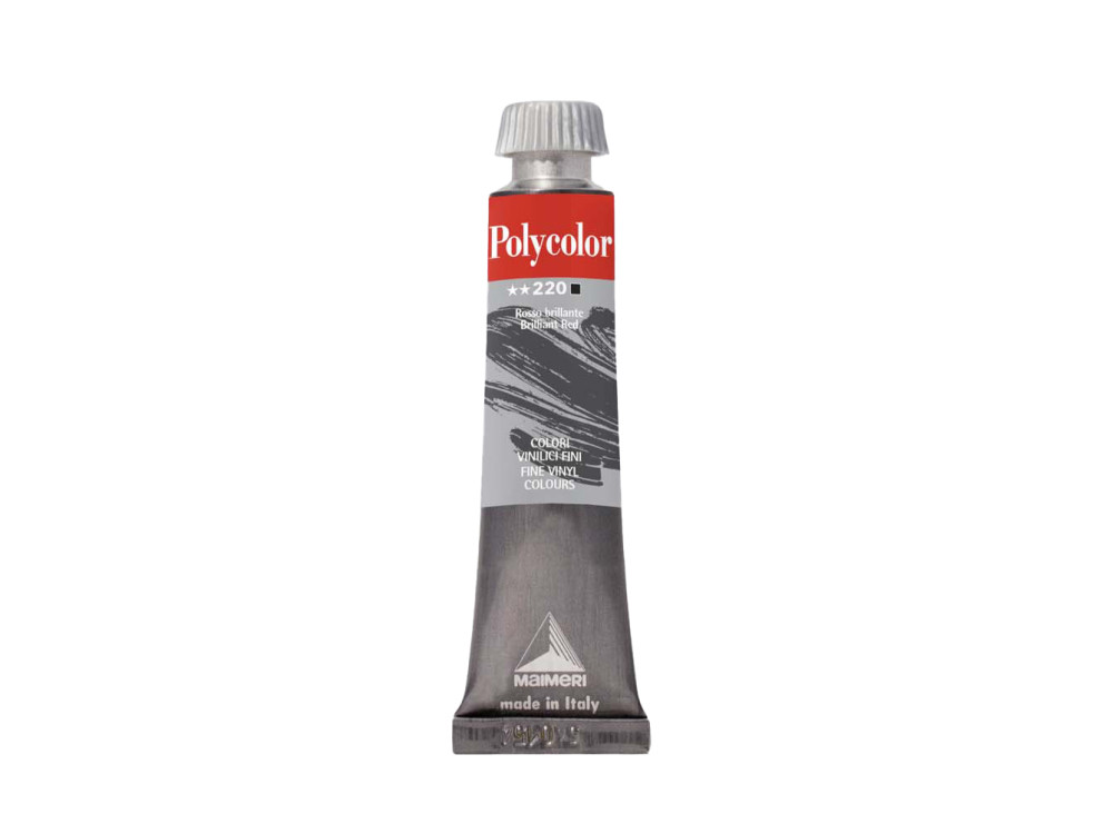 Farba akrylowa Polycolor - Maimeri - 220, Brilliant Red, 20 ml