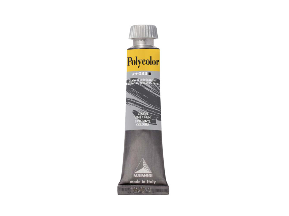 Acrylic paint Polycolor - Maimeri - 083, Cadmium Yellow Medium, 20 ml