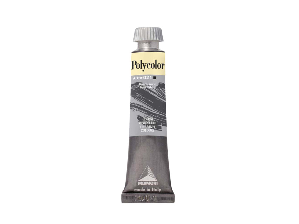 Farba akrylowa Polycolor - Maimeri - 021, Ivory White, 20 ml