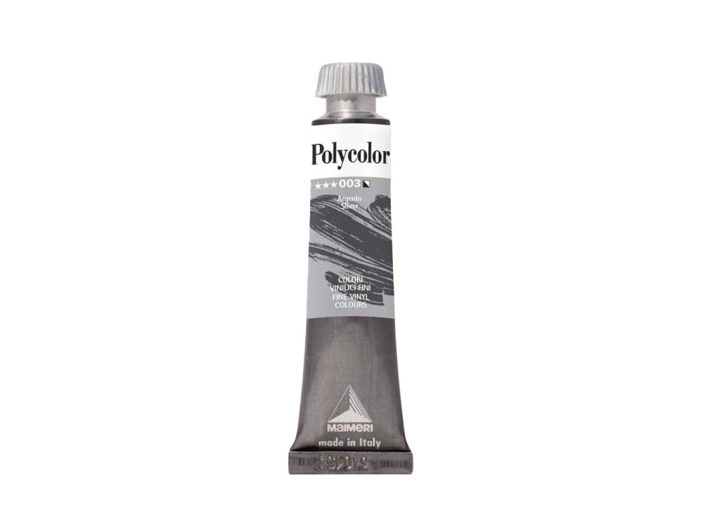 Farba akrylowa Polycolor - Maimeri - 003, Silver, 20 ml