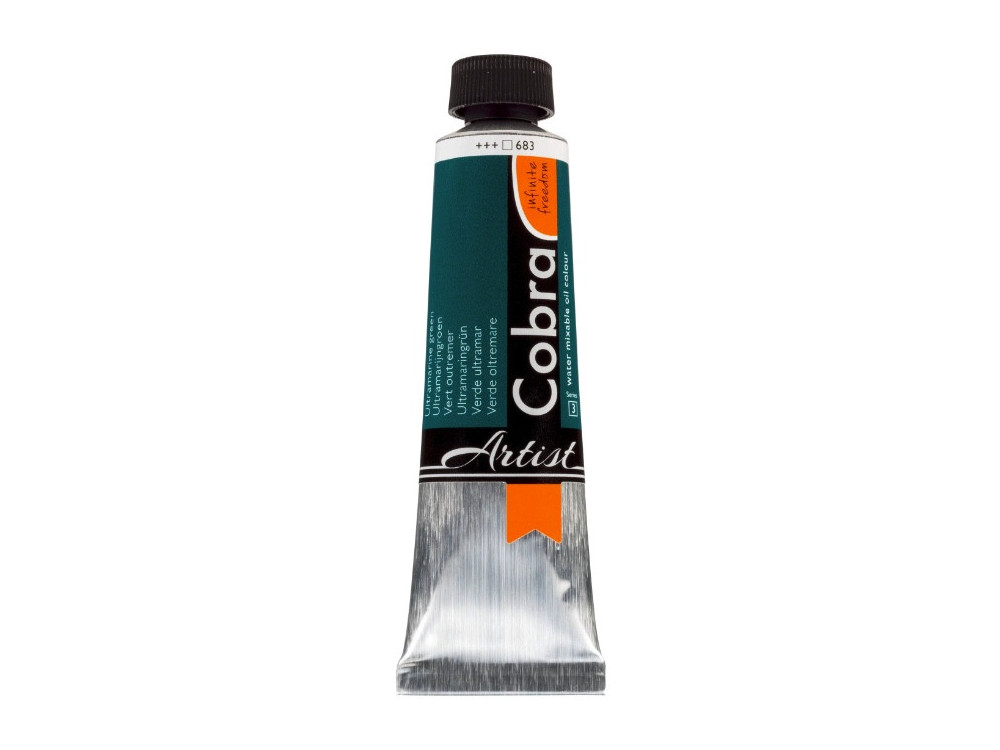 Cobra Artist oil paints - Cobra - 683, Ultramarine Green, 40 ml