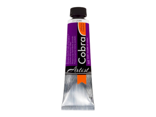 Farba olejna Cobra Artist - Cobra - 593, Quinacridone Purple Bluish, 40 ml