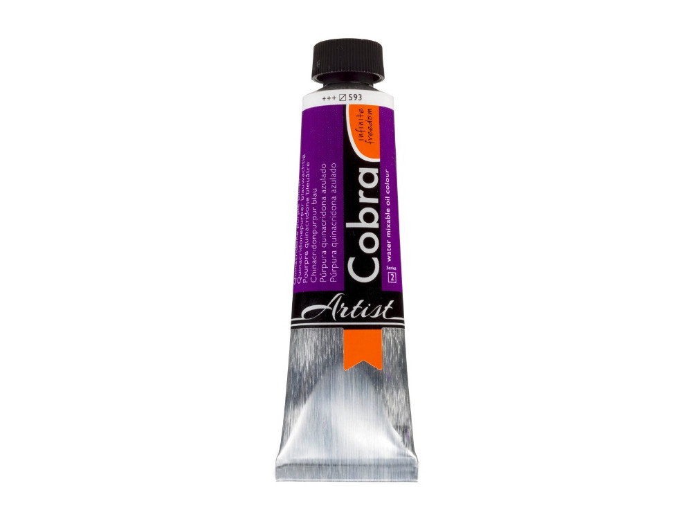 Cobra Artist oil paints - Cobra - 593, Quinacridone Purple Bluish, 40 ml