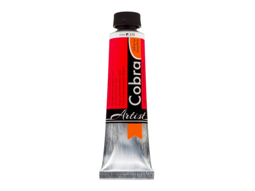 Cobra Artist oil paints - Cobra - 370, Permanent Red Light, 40 ml